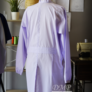 เสื้อกาวน์ตัวยาวแขนยาวจั๊ม คอจีน